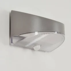 Tolerud Lampe murale d´extérieur LED Gris, Argenté, 1 lumière, Détecteur de mouvement