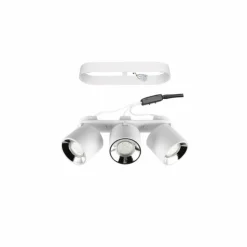 Luminaires Trio Spots Et Projecteurs|Trio GUAYANA Plafonnier Blanc, 3 lumières