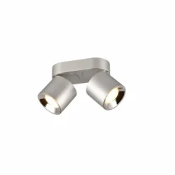Luminaires Trio Spots Et Projecteurs|Trio GUAYANA Plafonnier Nickel mat, 2 lumières