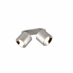 Luminaires Trio Spots Et Projecteurs|Trio GUAYANA Plafonnier Nickel mat, 2 lumières