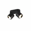 Luminaires Trio Spots Et Projecteurs|Trio GUAYANA Plafonnier Noir, 2 lumières