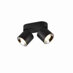 Luminaires Trio Spots Et Projecteurs|Trio GUAYANA Plafonnier Noir, 2 lumières