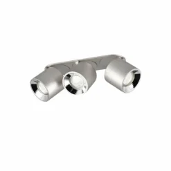 Luminaires Trio Spots Et Projecteurs|Trio GUAYANA Plafonnier Nickel mat, 3 lumières