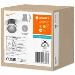 Luminaires Ledvance Luminaires Encastrés|Twist Spot encastrable LED Argenté, Blanc, 1 lumière