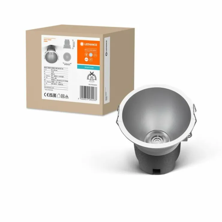 Luminaires Ledvance Luminaires Encastrés|Twist Spot encastrable LED Argenté, Blanc, 1 lumière