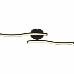 Luminaires Globo Lighting Éclairage Led|Tyler Plafonnier LED Noir, 1 lumière
