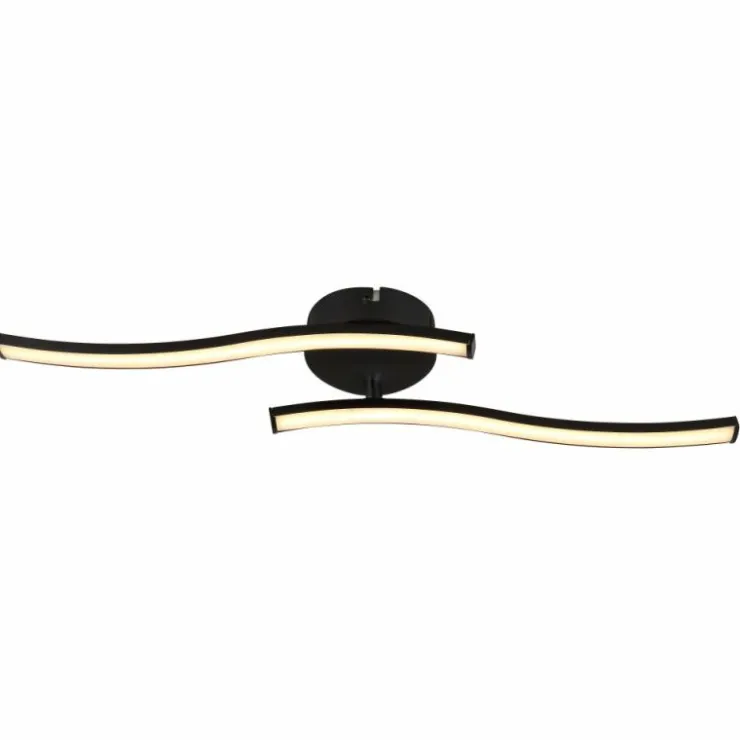 Luminaires Globo Lighting Éclairage Led|Tyler Plafonnier LED Noir, 1 lumière