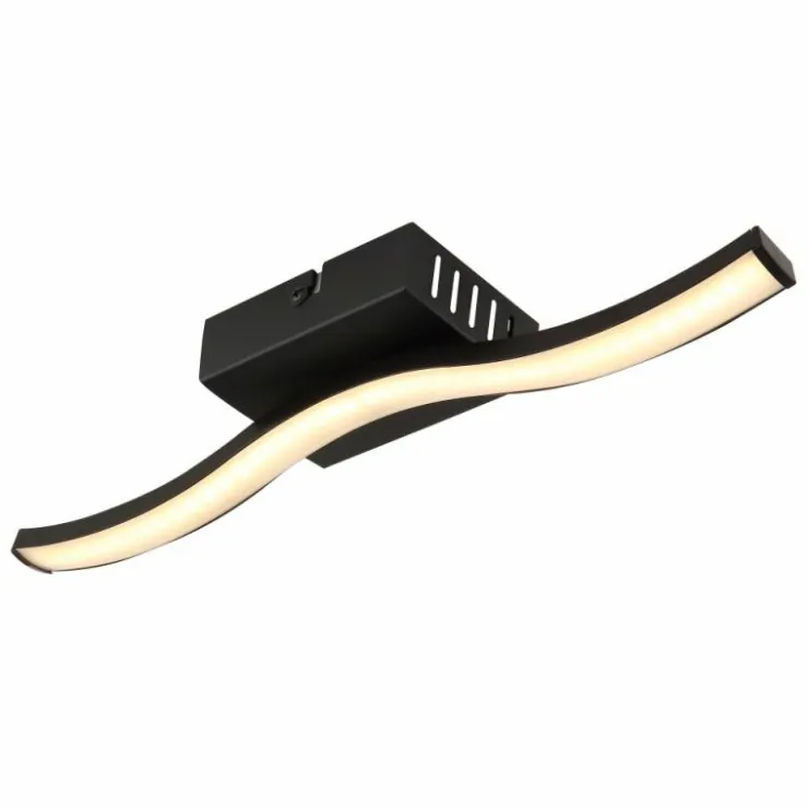Luminaires Globo Lighting Éclairage Led|Tyler Plafonnier LED Noir, 1 lumière