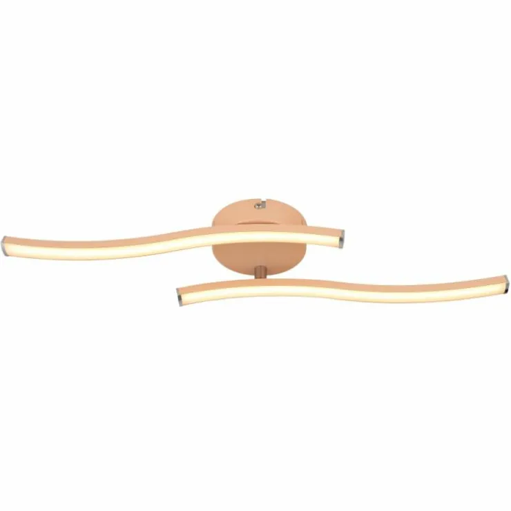 Luminaires Globo Lighting Éclairage Led|Tyler Plafonnier LED Rose, 1 lumière