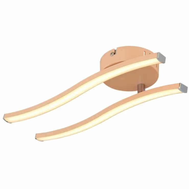 Luminaires Globo Lighting Éclairage Led|Tyler Plafonnier LED Rose, 1 lumière