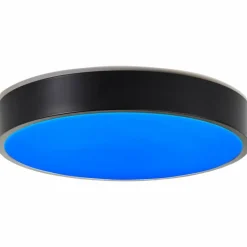 Vadin Plafonnier Luminaires Brilliant LED Noir, 1 lumière, Télécommandes