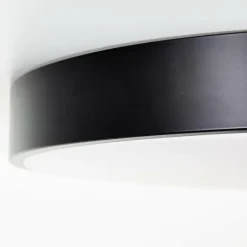 Vadin Plafonnier Luminaires Brilliant LED Noir, 1 lumière, Télécommandes