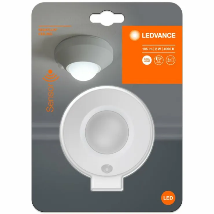 Luminaires Ledvance Éclairage Led|veilleuse LEDVANCE NIGHTLUX® Blanc, 1 lumière, Détecteur de mouvement