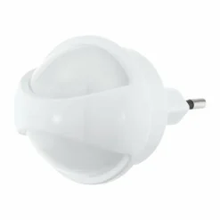 Luminaires Eglo Éclairage Led|Veilleuse pour prise électrique Eglo TINEO LED Blanc, 1 lumière, Détecteur de mouvement