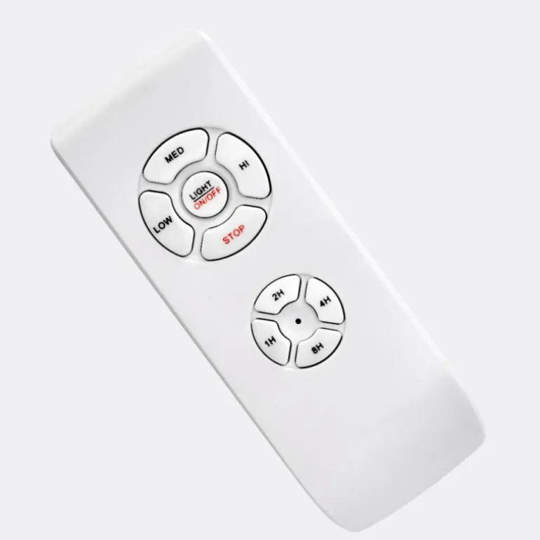 Ventilateur de plafond Doha LED Blanc, 1 lumière, Télécommandes