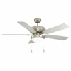 Ventilateur de plafond Eglo BALLINA Nickel mat, 2 lumières