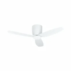 Ventilateur de plafond Eglo BAVARO LED Blanc, 1 lumière