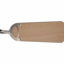 Ventilateur de plafond Globo Ugo Bois clair, Nickel mat, 1 lumière