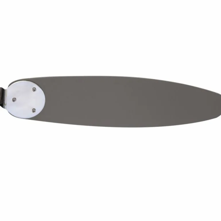 Ventilateur de plafond Globo Azura Chrome, Bois clair, Nickel mat, 1 lumière