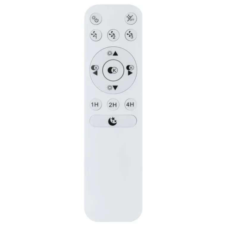 Ventilateur de plafond Globo TRAVO LED Noir, 1 lumière, Télécommandes