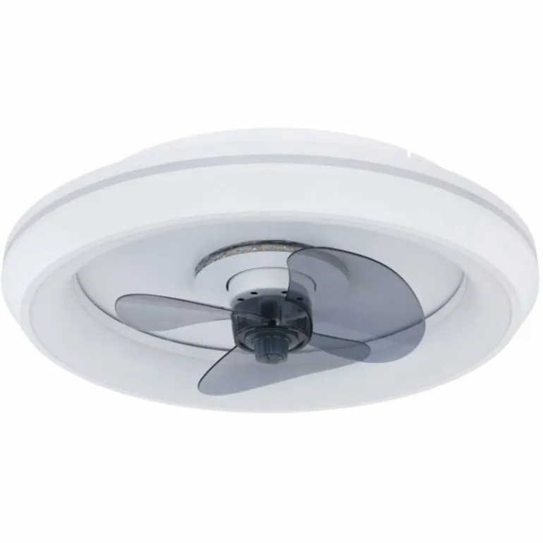 Ventilateur de plafond Globo JOEY LED Blanc, 1 lumière, Télécommandes
