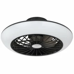 Ventilateur de plafond Globo LAFEE LED Noir, 1 lumière