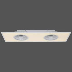 Ventilateur de plafond Leuchten Direkt FLAR-AIR LED Blanc, 1 lumière, Télécommandes