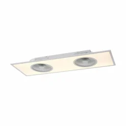 Ventilateur de plafond Leuchten Direkt FLAR-AIR LED Blanc, 1 lumière, Télécommandes