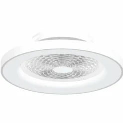 Ventilateur de plafond Mantra TIBET LED Blanc, 1 lumière, Télécommandes