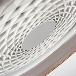 Ventilateur de plafond Penon LED Blanc, 1 lumière, Télécommandes