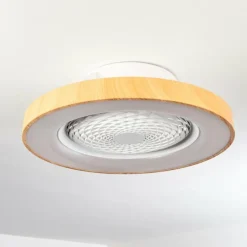 Ventilateur de plafond Penon LED Blanc, 1 lumière, Télécommandes