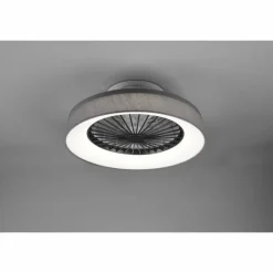 Ventilateur de plafond Reality Farsund LED Gris, 1 lumière, Télécommandes
