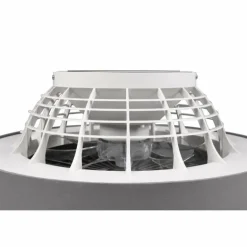 Ventilateur de plafond Reality Farsund LED Gris, 1 lumière, Télécommandes