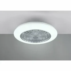 Ventilateur de plafond Reality Stralsund LED Titane, 2 lumières, Télécommandes