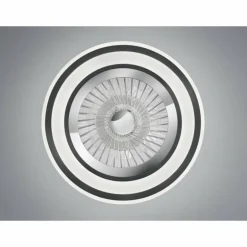 Ventilateur de plafond Reality Flaga LED Noir, 1 lumière, Télécommandes