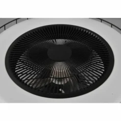 Ventilateur de plafond Reality Sandfjord LED Noir, 1 lumière, Télécommandes