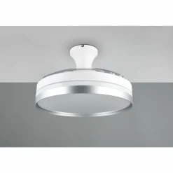 Ventilateur de plafond Reality LINDBERG LED Titane, 1 lumière, Télécommandes
