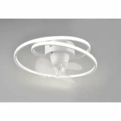 Ventilateur de plafond Reality UMEA LED Blanc, 1 lumière, Télécommandes
