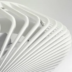 Ventilateur de plafond Rivarotta LED Blanc, 1 lumière, Télécommandes