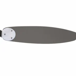 Ventilateur Globo AZURA Chrome, Acier inoxydable, Nickel mat, 1 lumière