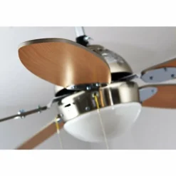 Ventilateur Globo AZURA Nickel mat, 1 lumière