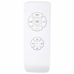 Ventilateur Globo RAMONA LED Blanc, 1 lumière, Télécommandes