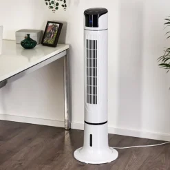 Ventilateur Urbino Tower Noir, Blanc, Télécommandes