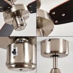 Ventilateurs de Plafond Fossa Nickel mat