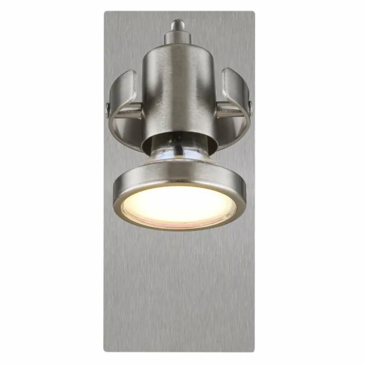 Luminaires Globo Lighting Spots Et Projecteurs|Verpax Plafonnier, Spot de plafond, Applique murale, Spot mural Nickel mat, 1 lumière