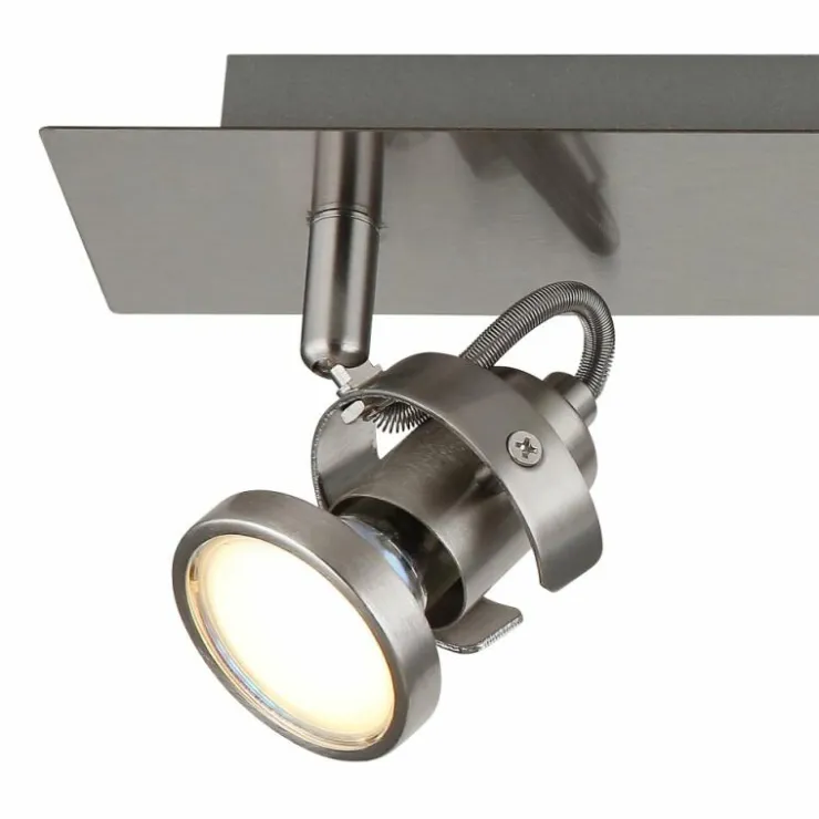 Luminaires Globo Lighting Spots Et Projecteurs|Verpax Plafonnier, Spot de plafond, Applique murale, Spot mural Nickel mat, 3 lumières