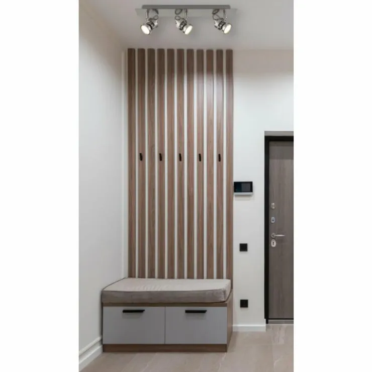 Luminaires Globo Lighting Spots Et Projecteurs|Verpax Plafonnier, Spot de plafond, Applique murale, Spot mural Nickel mat, 3 lumières