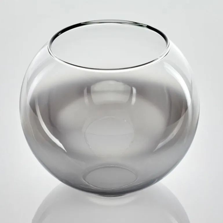 verre de rechange 15 cm Koyoto Chrome, Clair, Fumé
