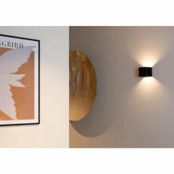 Luminaires Lucide Éclairage Led|VERTIGO Applique murale LED Noir, 1 lumière, Détecteur de mouvement