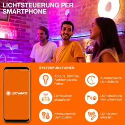 WIF Luminaire extérieur Luminaires Ledvance LED Gris, 1 lumière, Changeur de couleurs